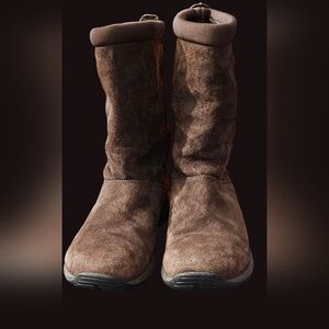 Merrell Primo Chill Massif Suede Winter Boots, Chocolate, Women's Size 7.5, EUC!